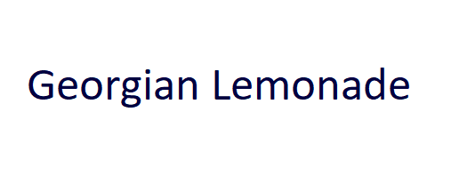 Georgian Lemonade